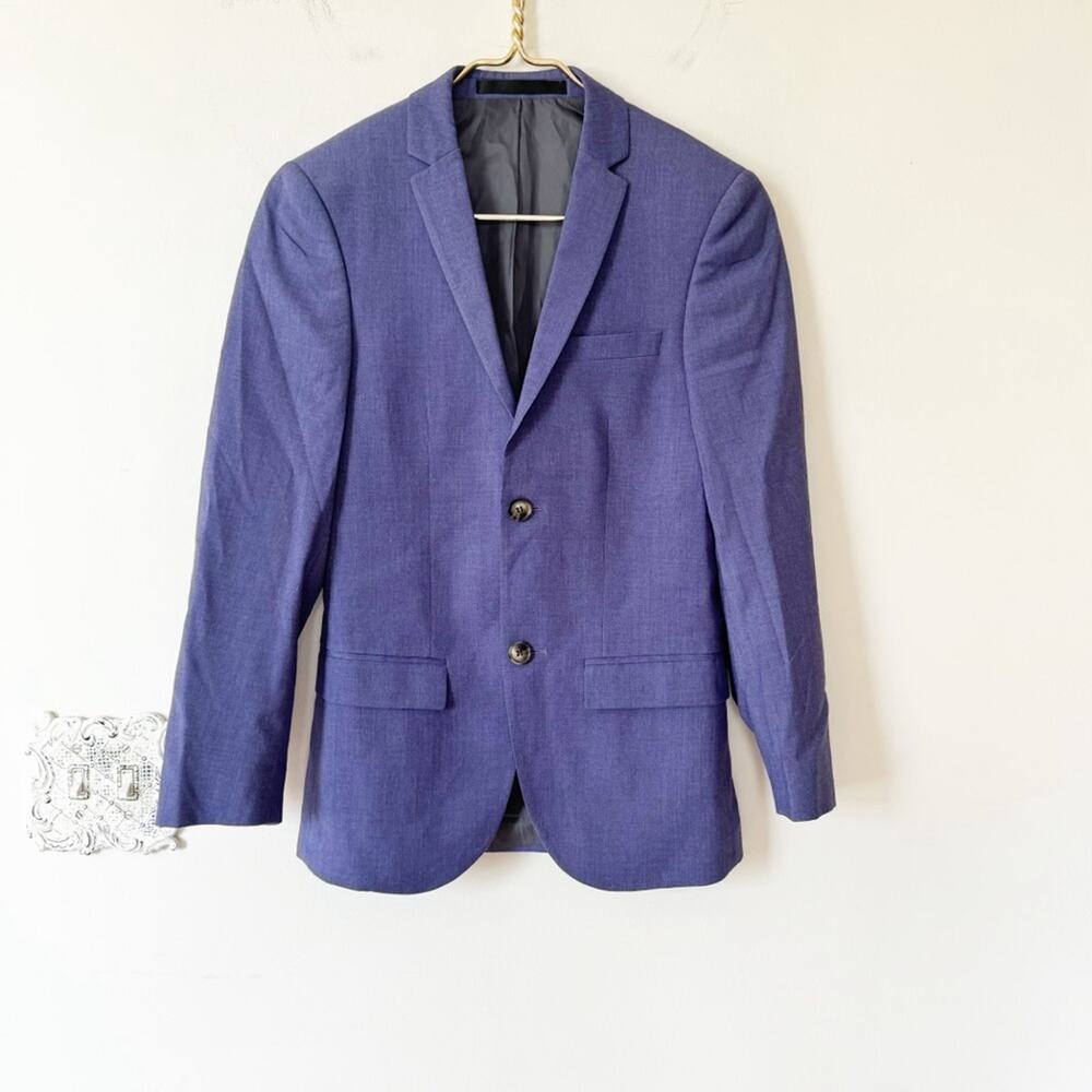 Topman Blue Suit 34 Blazer 28S Slim Fit Pants - Picture 3 of 10